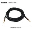 thumbnail image 2 of 3.5mm TRS Aux Cable Male to Male Auxiliary Audio HiFi Headphone Cord 6.6ft Nylon Braided, Brown, 2 of 6