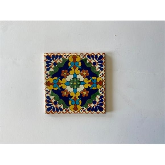 Talavera L116 4X4 4 x 4 in. Mexican Decorative Tiles, L116 - Pack of 4