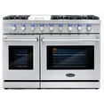 thumbnail image 3 of Cosmo COS-EPGR486G 48 in. Double Oven Gas Range & 24 in. Dishwasher Set - LP Kit, 3 of 17