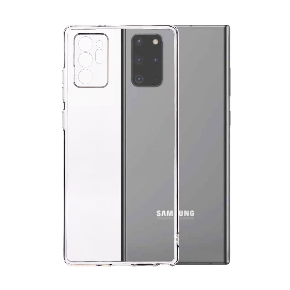 Samsung Galaxy Note 20 ULTRA Phone Clear Case Hybrid [HD Crystal Clear]  Ultra Slim Soft Flexible Silicone Gel TPU Protective Armor Case Transparent  Back Cover for Samsung Galaxy NOTE 20 Ultra /