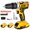 2 Batteries-Paper Box, variant on Fotrix 21V Cordless Drill/Driver, Electric Power Drill - 2 Batteries, 35 Nm, 25+1 Torque Settings, 2 Speeds, Keyless 3/8" Chisel Drill with LED Light, Home Kit
