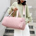 thumbnail image 4 of Bolsa de Vije de Gimnasia, Bolsa de Ejercios Rosa Práctica Con Correa para el Hombro para Correr, 4 of 7