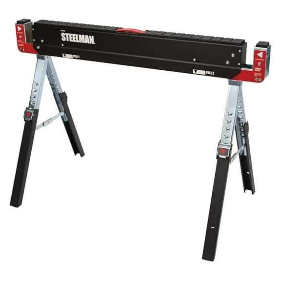 Sawhorse, Work Table, 42-9/64 in., Steel