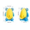 thumbnail image 3 of Clearance! Binkne Kids Urinal Cartoon Design Boy Toilet Potty Training Urinal Wall Hung Urinal 1Pcs Urinal Green, 3 of 9