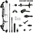 thumbnail image 3 of Sanlida Archery 37" Hero 10 Ⅱ Flagship Top of The Line Target Compound Bow Kit with Accessories for Competition&Professional Archers, 40-50&50-60Lbs, Draw Length 24"-31.5",Limited Life-time Warranty, 3 of 6