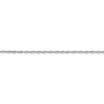thumbnail image 3 of Leslie's 10K White Gold 2.5mm Diamond-Cut Lightweight Rope Chain (Weight: 7.72 Grams, Length: 24 Inches), 3 of 4