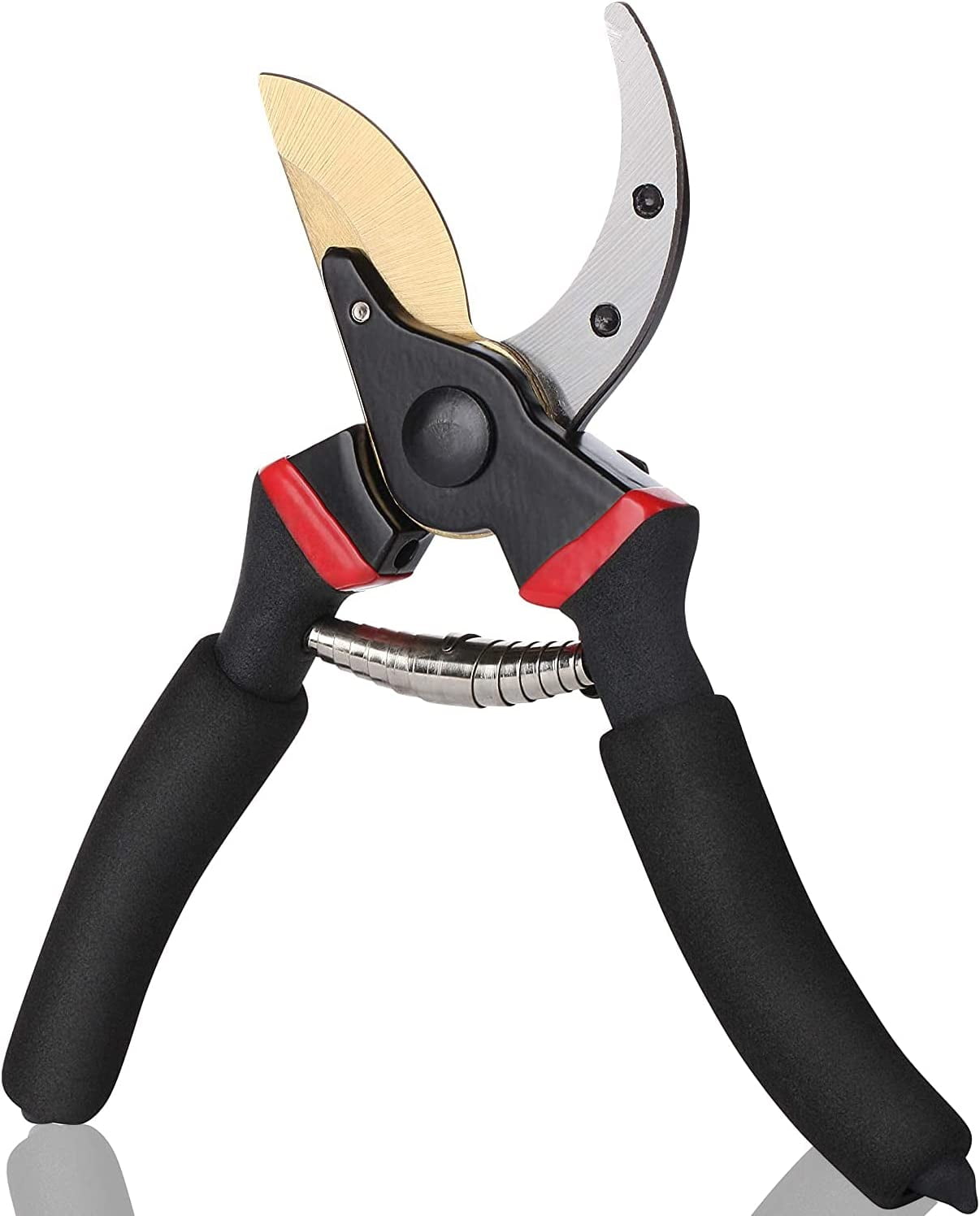 8" Heavy Duty Bypass Pruning Shears with Soft Grip, Premium Garden