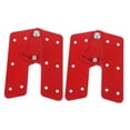 thumbnail image 2 of DYNWAVECA Attic Ladder Hinge Easy Installation Sturdy Metal Heavy Duty Red Replacement 2pcs, 2 of 10