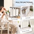 thumbnail image 4 of Outsunny 6 Panel Folding Privacy Screen, UV30+ Room Divider, Beige, 4 of 10