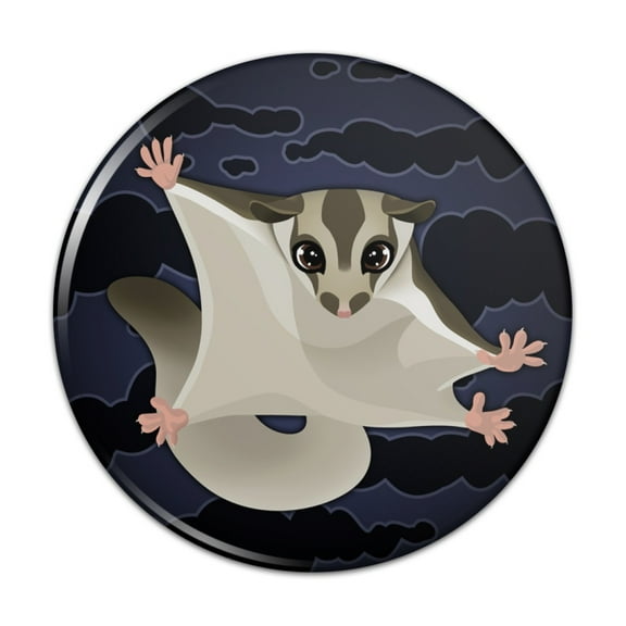 Sugar Glider of the Night Pinback Button Pin