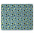 thumbnail image 1 of Bird Mouse Pad, New Zealand Tomtits Exotic Animal Pattern Australian Fauna, Rectangle Non-Slip Rubber Mousepad, Teal Charcoal Grey, by Ambesonne, 1 of 2