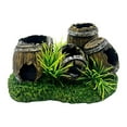 thumbnail image 2 of Decoración de peceras, escondite de peces, plantas acuáticas, casas de , escondite de cuevas de peces para adornos de decoración de acuarios, Yinane Decoraciones de tanques, 2 of 8