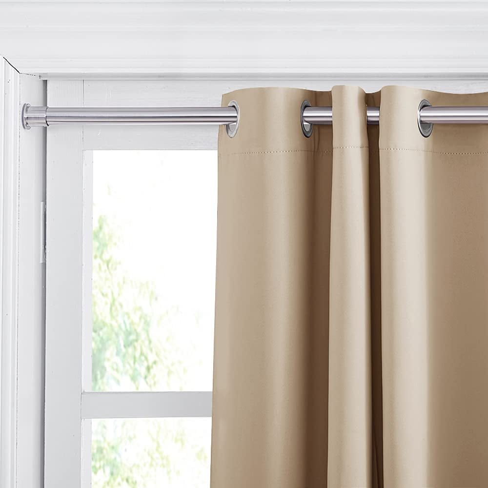 Ffycinroom Divider Curtain Bundle, 96 Tension Shower Curtain Rod