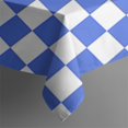thumbnail image 5 of Blue and White Checkered Pattern Square Tablecloth,Waterproof Square Table Cover,Wipeable Spillproof Washable Table Cover for Home Kitchen Party Decor 42"X42"(107x107cm), 5 of 6