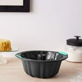 thumbnail image 2 of Trudeau Structure Silicone 10 Cup Fluted Cake Pan, Grey/Mint, 2 of 10