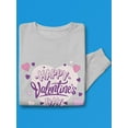 thumbnail image 3 of Happy Valentine's Day Heart Sweatshirt Men -Smartprints Designs, Male Small, 3 of 4