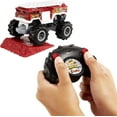 Hot Wheels Remote Control 5Alarm Monster Trucks, 124 Scale Battery