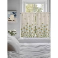 thumbnail image 3 of Spring Daisy Bathroom Window Curtain, Farmhouse Vintage Botanical Blossom Florals Light Filtering Coffee Kitchen Curtains, Bedroom Living Room Curtains 2 Panel 84"x45", 3 of 6