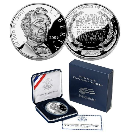 2009-P Abraham Lincoln Proof Silver Dollar Coin