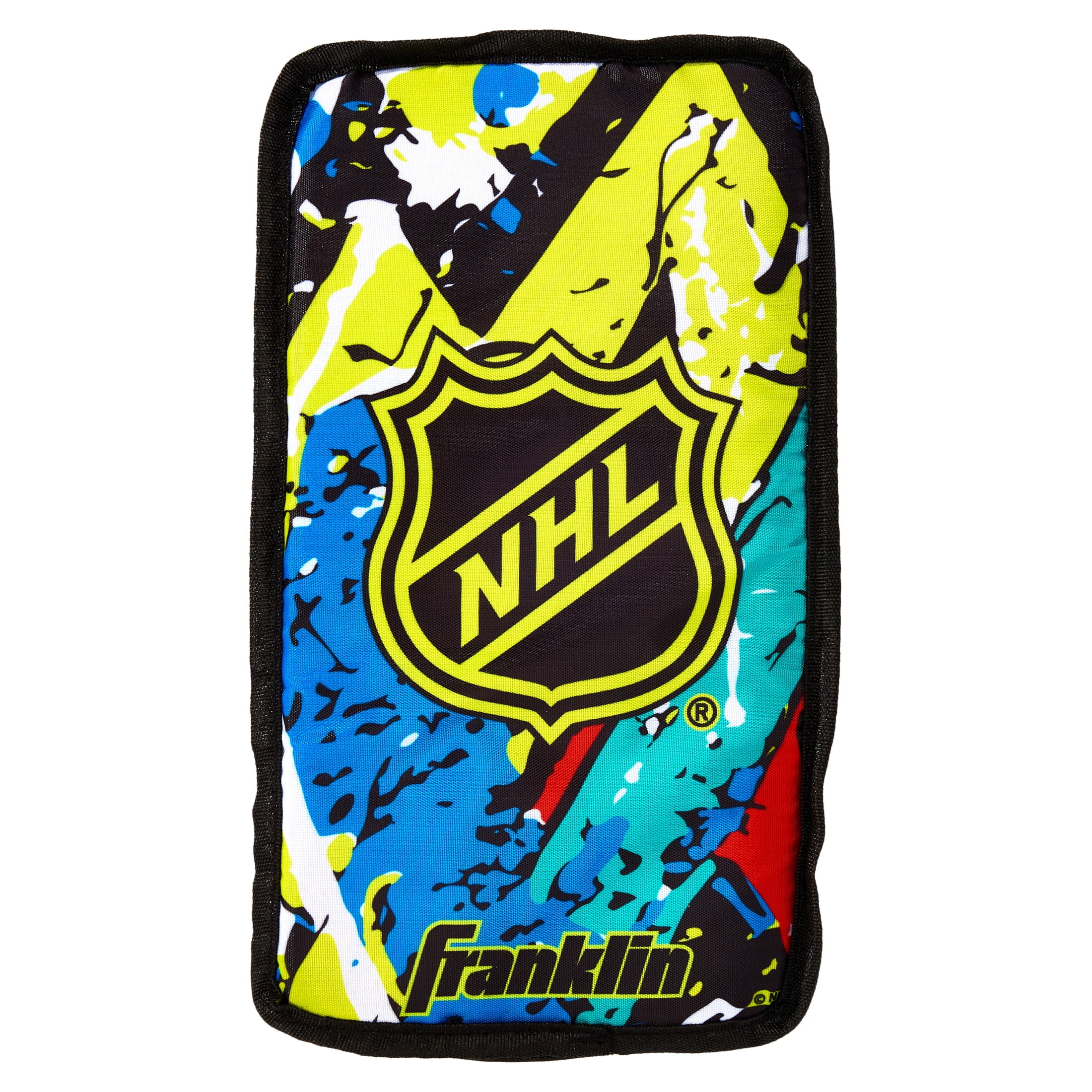 Franklin Sports NHL Youth Knee Hockey Goalie Pads + Helmet Set - Kids Knee + Mini Hockey Goalie Gear + Equipment - (2)  Leg Pads, Catch Glove, Blocker + Mask Included - Graffiti