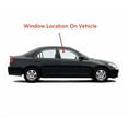 thumbnail image 4 of Passenger Right Side Front Door Window Door Glass Compatible with Honda Civic 4 Door Sedan 2001-2005 Models, 4 of 6