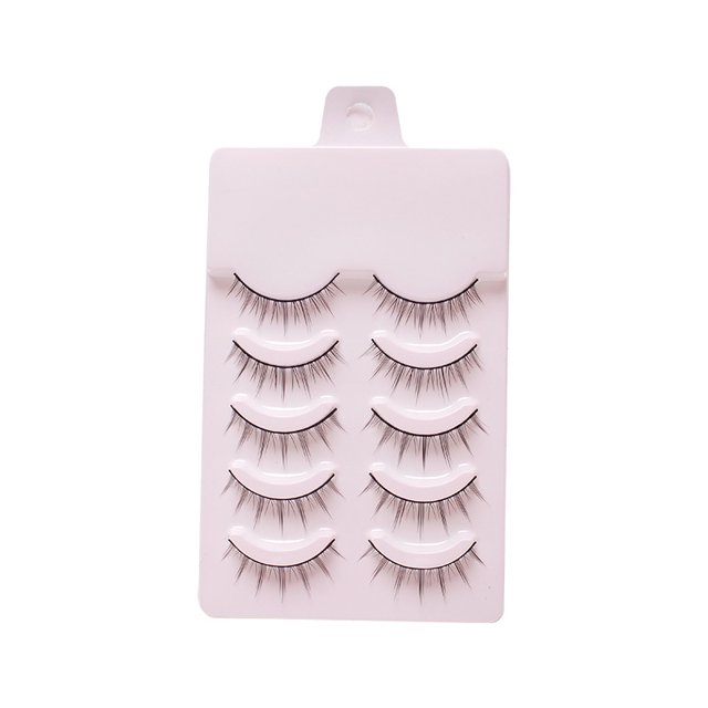 5 Pares De Pestañas Postizas Naturales Japonesas Largas Gruesas Extensión De Cosplay Hada Japonesa Lolita Diarias Herramienta De Maquillaje De Ojos