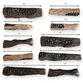 thumbnail image 5 of Proman Products Modern Durable Alpine Artificial Fire Logs - 10 pieces, 15"Long x 10"Short, 5 of 5