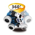 thumbnail image 3 of 360 Degree Rotation Police Monster Truck Inertia Stunt Vehicle with Friction Power for High Speed Racing and Impact Flip Action Fun Performance White, 3 of 6