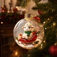thumbnail image 6 of Light Up Sheep Christmas Ornament, 3.9 Inch Mini Story Ball with Holiday Scene for Tree Window Mantel Seasonal Decor, 6 of 6