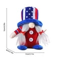 thumbnail image 3 of Suncoda Gnomes 4th of July Independence Day Ornament, Cloth, 3 of 8