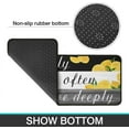 thumbnail image 6 of 2 Pieces Lemon Kitchen Decor Rug Set, Washable Non-Slip Kitchen Mats and Kitchen Sink Runner Rug, Indoor Farmhouse Style Decoration 17"x47"+17"x30", 6 of 6