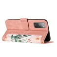 thumbnail image 3 of Phone Case for Samsung Galaxy S20 FE Wallet Cover with Crossbody & Wrist Strap, Elegant PU Leather Flip Flower Pattern Kickstand Credit Card Holder Phone Case Cover for Galaxy S20 FE, Pink, 3 of 9