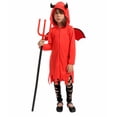 thumbnail image 5 of Otqutp Children Dress Up Performance Play Full Zip Jumpsuits Bodysuit Long Sleeve Hooded Sweatshirts for Boys Girls 3-10 Years(I,7-8 Years), 5 of 5