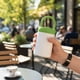 thumbnail image 1 of Uuiauoio Multifunctional Portable Glass Tumbler with Phone Holder Handle, Leak-Proof Travel Water Bottle for Outdoor Activities, Office, Gym, and Car Use, 480ml Capacity, BPA-Free Reusable Drinkware, 1 of 6