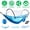 RoBlue_SkyBlue, variant on Camping Hammock with Mosquito Net 3-in-1 Portable Hammock Tent with Built-In Mosquito Net Dual-Way Zippers 440lbs Capacity Attached Storage Pocket for Outdoor Travel Camping Hiking Backpacking