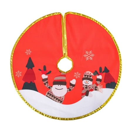 

Christmas Gold Edged Tree Skirt Decoration Santa Print Christmas Tree Bottom Party Decorations Balloons Party Decorations for Boys Party Decorations Theme Party Dress Event Wristbands 1000 Count
