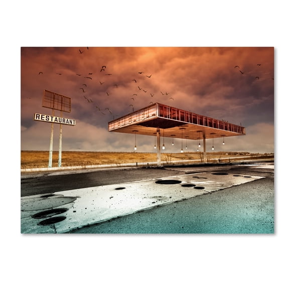 David Senechal 'Gaz Bar Blues' Canvas Art