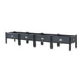 thumbnail image 1 of LOVIVER Large Planter Box with Legs Backyard Patio Deck Flower Box Raised Garden Bed 200cmx40cmx33cm, 1 of 8