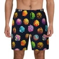 thumbnail image 3 of Uemuo Lovely Planet Pattern Mens Swim Trunks Quick Dry Board Shorts with Mesh Lining, Stretch Beach Shorts Quick Dry No-Chafing Board Shorts-X-Large, 3 of 9