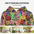 thumbnail image 6 of KLL Daisies Flowers for Womens Pullover Hoodie with Pocket Hooded Long Sleeve Shirts Sweatshirt for Women-Medium, 6 of 7