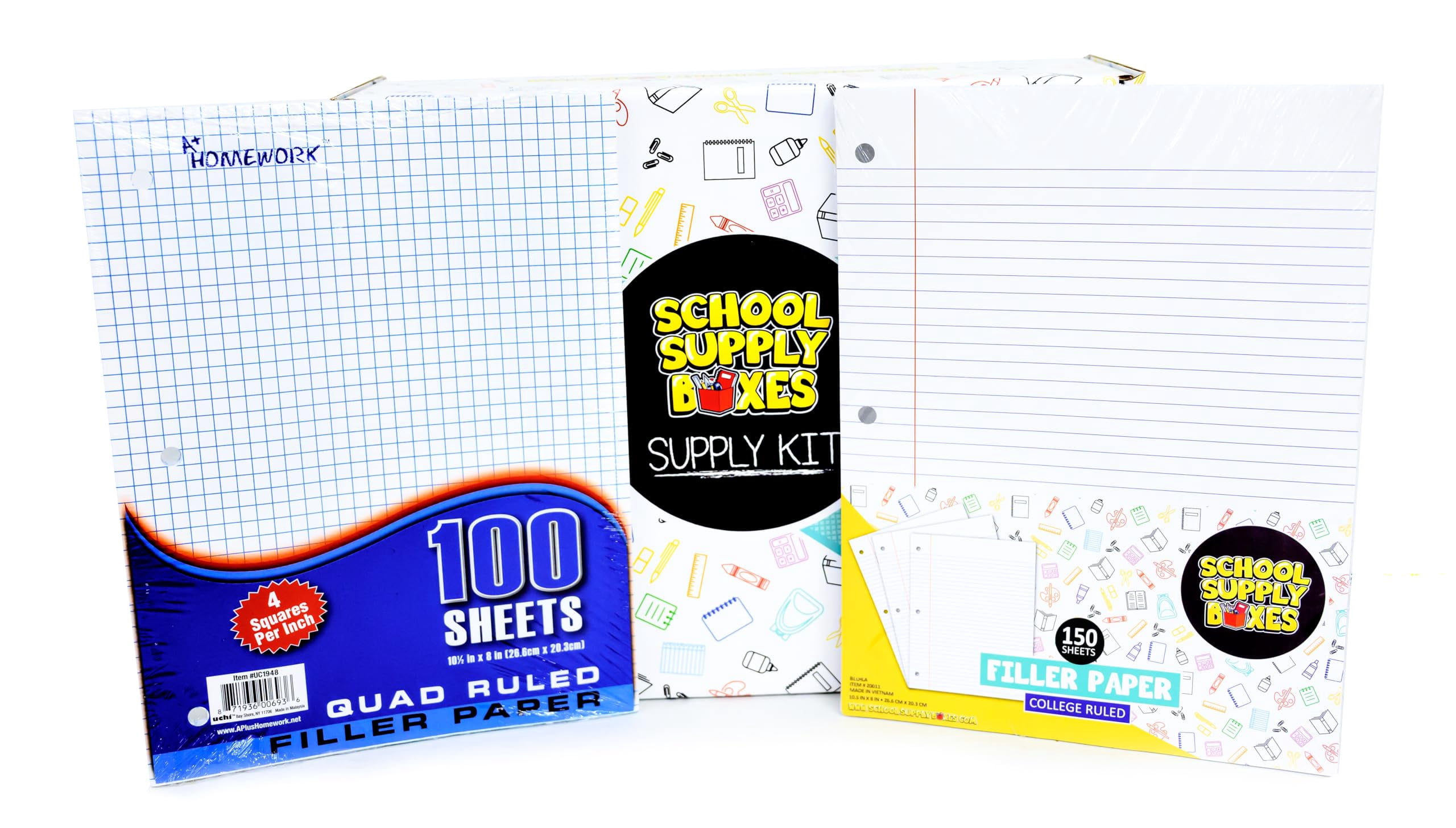 Math Essentials Back to School Bundle | 1 Box - 36 Pieces per Box | School Supply Boxes - Back to School Essentials