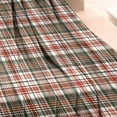 thumbnail image 3 of Red and Green Christmas Plaid Pattern Blanket,Comfortable Soft Flannel Throw Blanket,All Season,Warm Lightweight Blankets for Sofa Bed Couch Living Room Chair,30"x40", 3 of 4