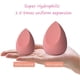 thumbnail image 2 of Paquete de 4 esponjas para mezclar base (4 piezas, moradas), juego de maquillaje de belleza profesional para usar con base y polvo, 2 of 5