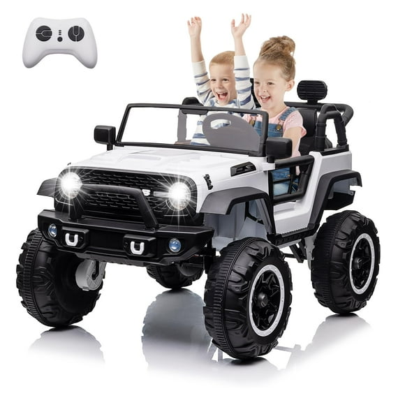 Camión GarveeLife para niños Ride On Toy, 24 V, 2 plazas y 4 ruedas