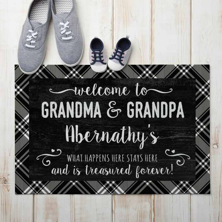 Family Name Entry Rug Personalized Entryway Rug Entrance Rug for