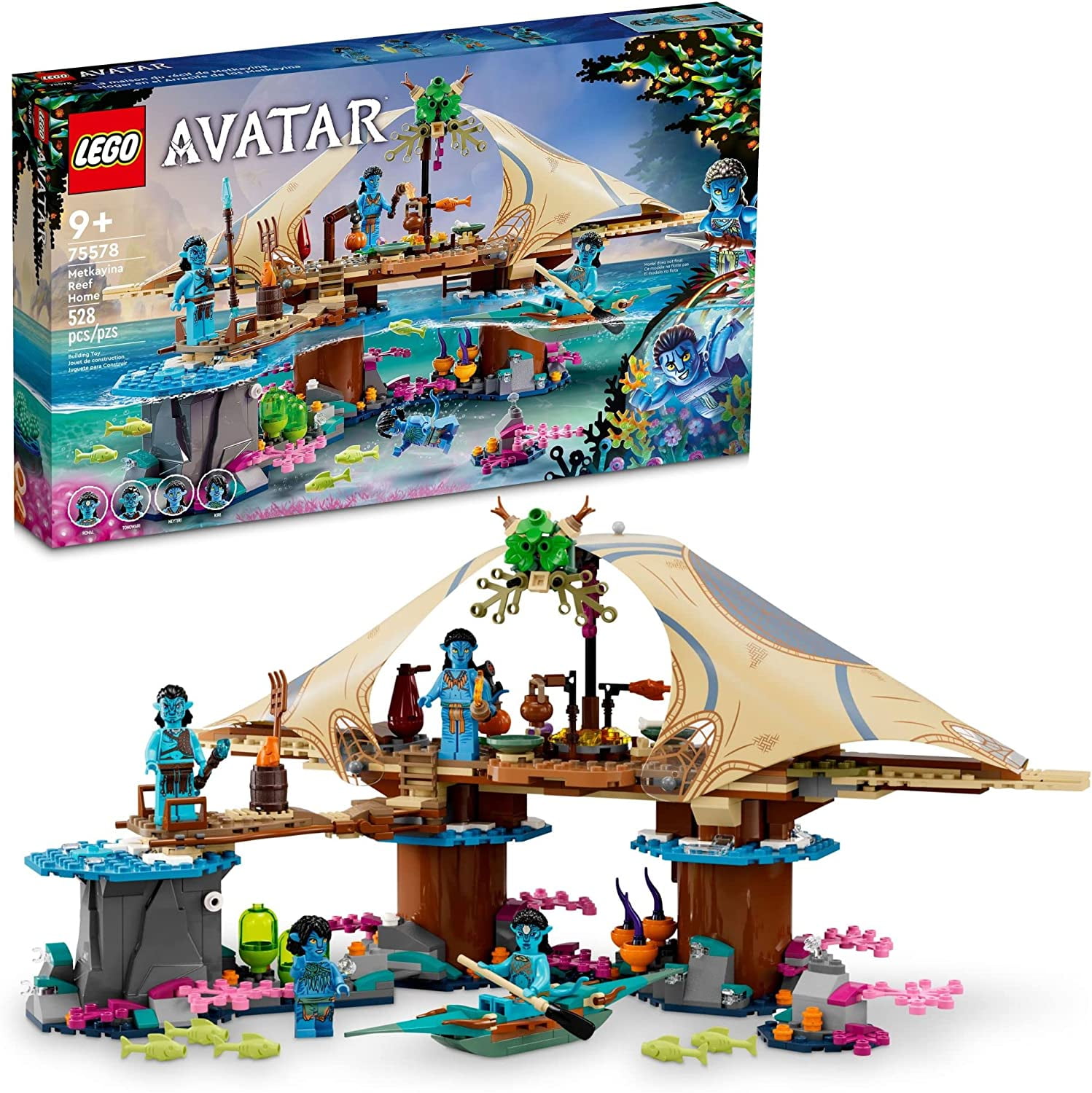 LEGO Avatar Metkayina Reef Home 75578, Building Toy Set with