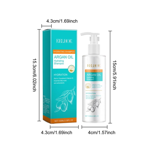 Xihbxyly dia del primer ministro Kit completo para cuidado del cabello con aceite marroquí: champú, acondicionador, mascarilla y suero, 100 ml