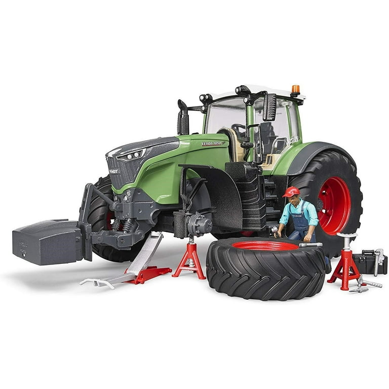 04041 Bruder Fendt 1050 Vario With Mechanic and Garage Equipment 1:16 Scale  