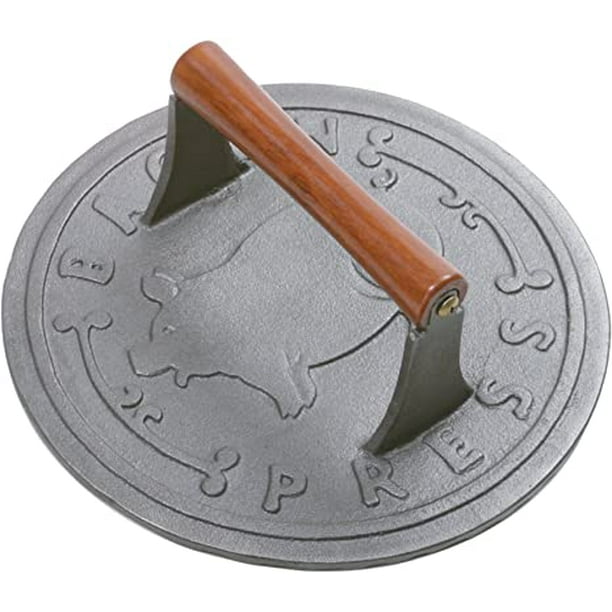 Norpro 9" Round Cast Iron Grill Press