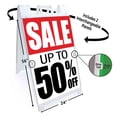 thumbnail image 2 of 50 Off Special (24" X 36") Deluxe A-Frame Signicade, Includes 2 Removable Panels & Stand, 2 of 4